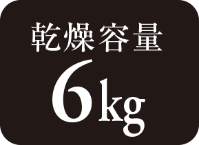 乾燥容量6kg